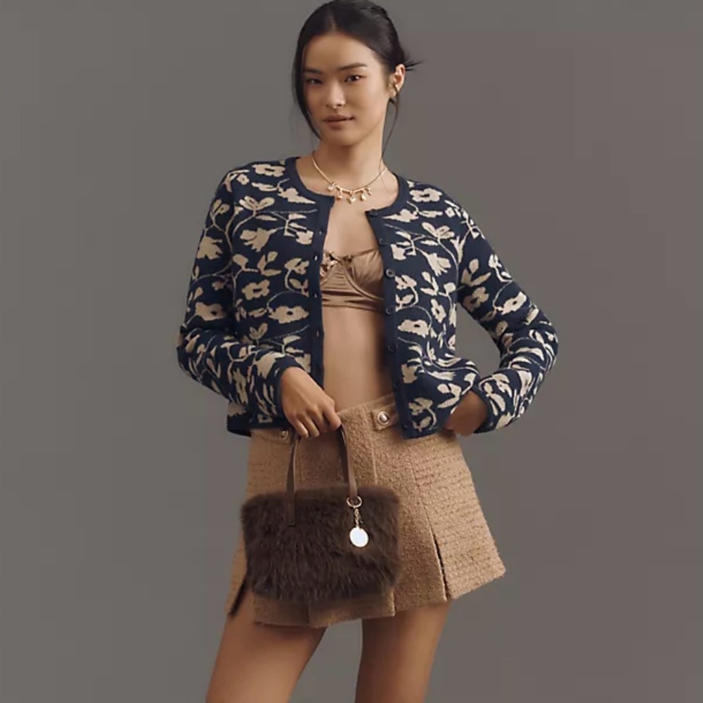 Anthropologie NVLT Floral Lady Cardigan Coat
Navy Sweater